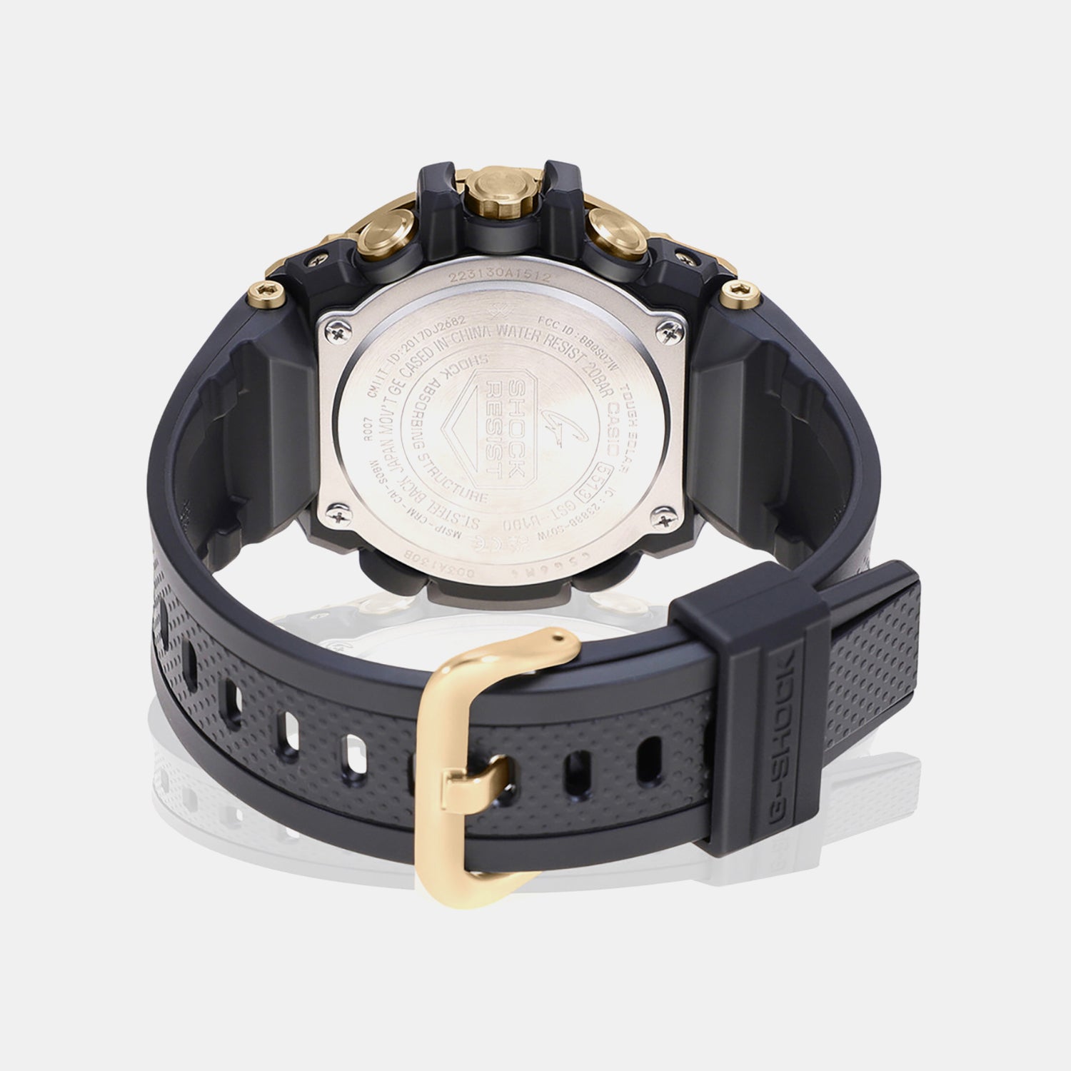 G-Shock Men Quartz Gold Dial Analog-Digital Resin Watch G1273
