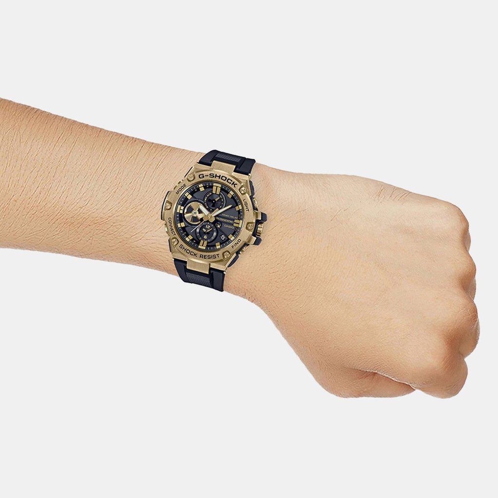 G-Shock Men Quartz Gold Dial Analog-Digital Resin Watch G1273