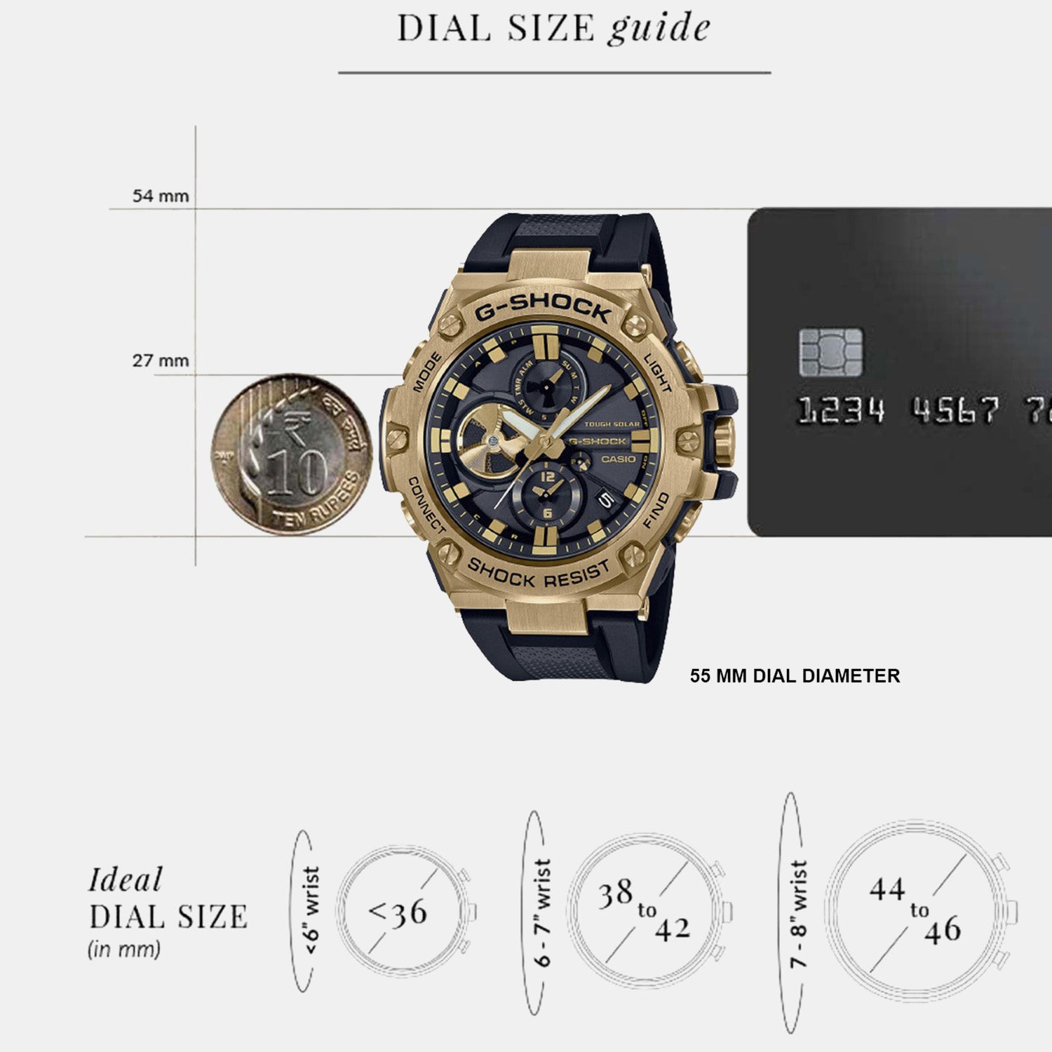 G-Shock Men Quartz Gold Dial Analog-Digital Resin Watch G1273