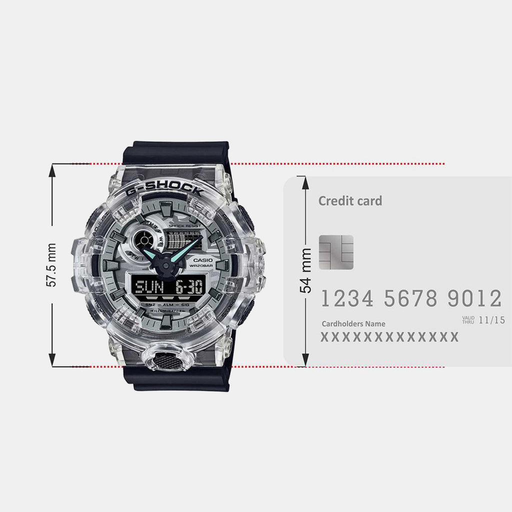 G-Shock Men Quartz Black Dial Analog-Digital Resin Watch G1280