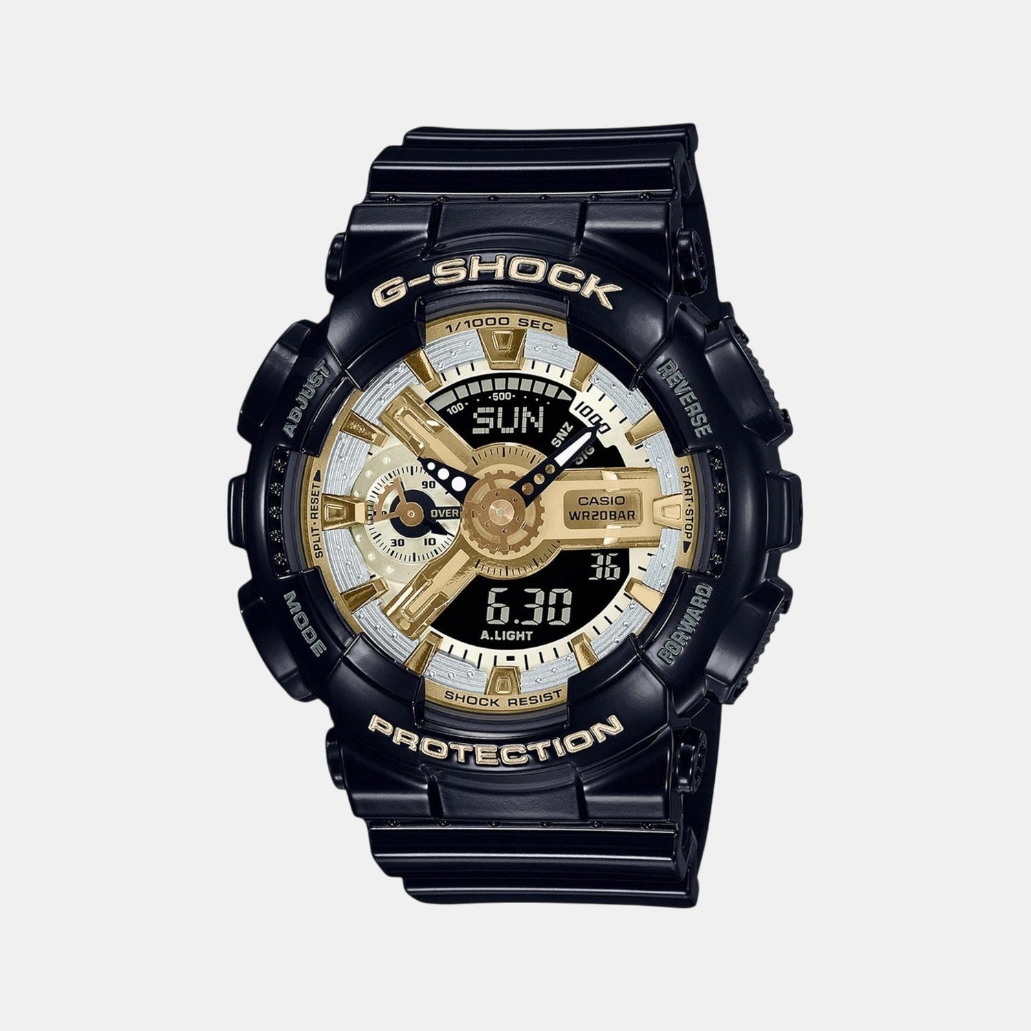 G-Shock Women Quartz Black Dial Analog-Digital Resin Watch G1286