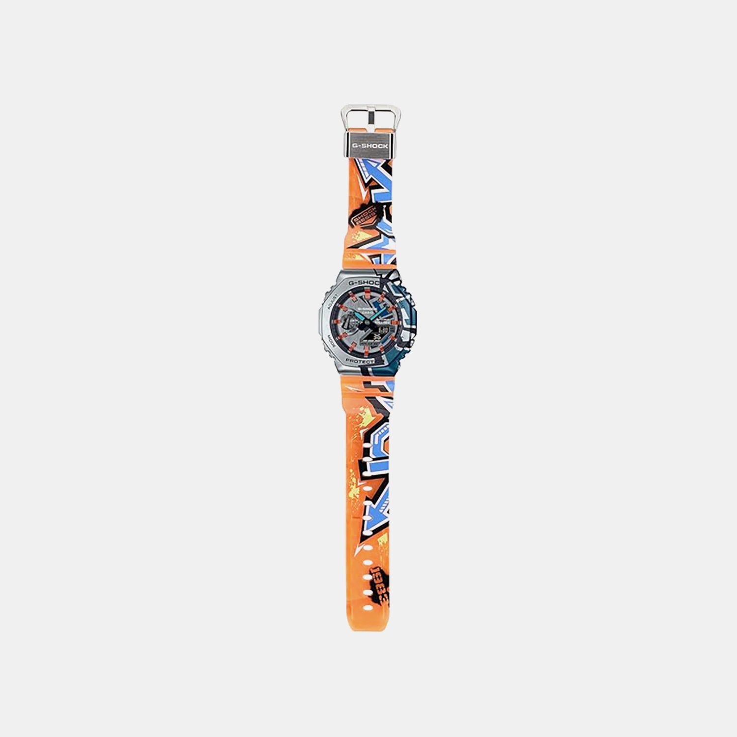 G-Shock Men Quartz Grey Dial Analog-Digital Resin Watch G1293
