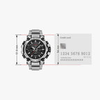 G-Shock Men Quartz Grey Dial Chronograph Stainless Steel Watch G1306