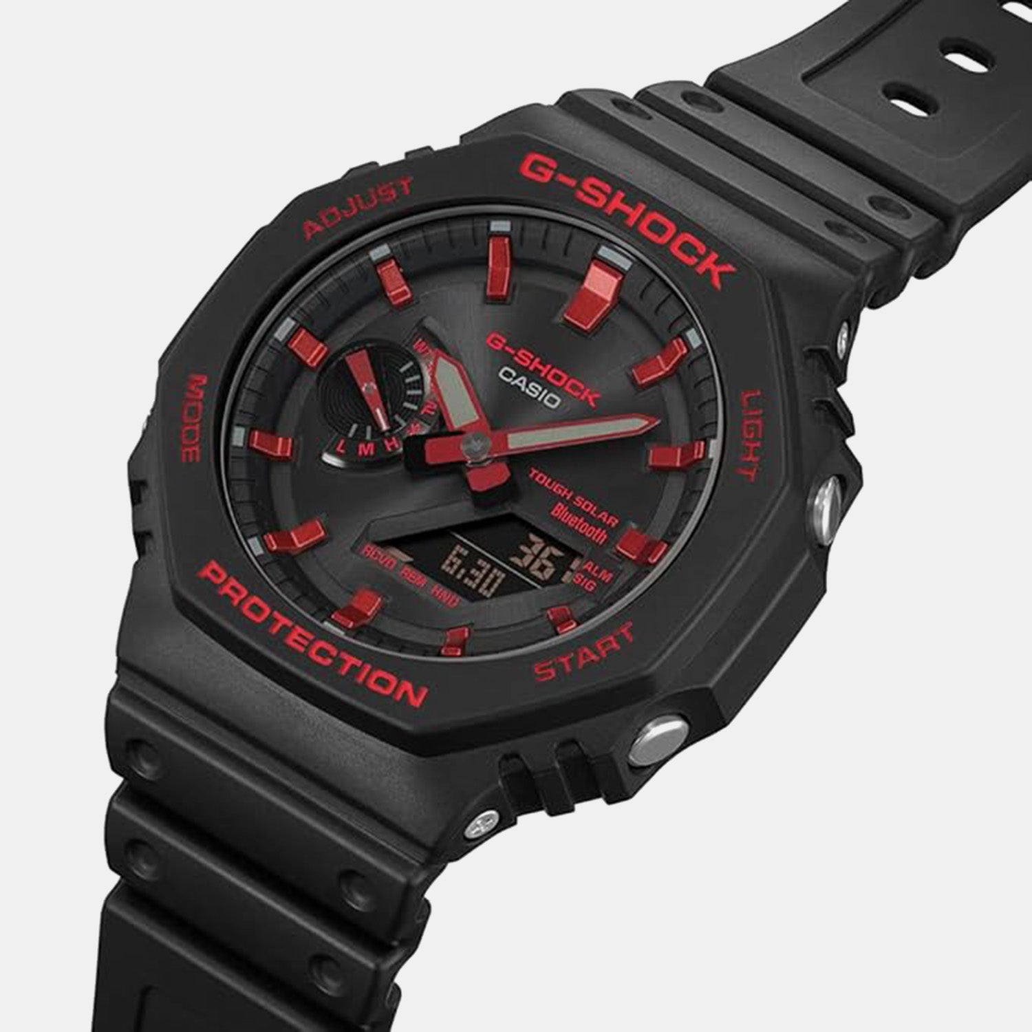 G-Shock Men Quartz Black Dial Analog-Digital Resin Watch G1307