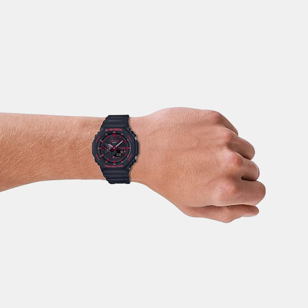 G-Shock Men Quartz Black Dial Analog-Digital Resin Watch G1307