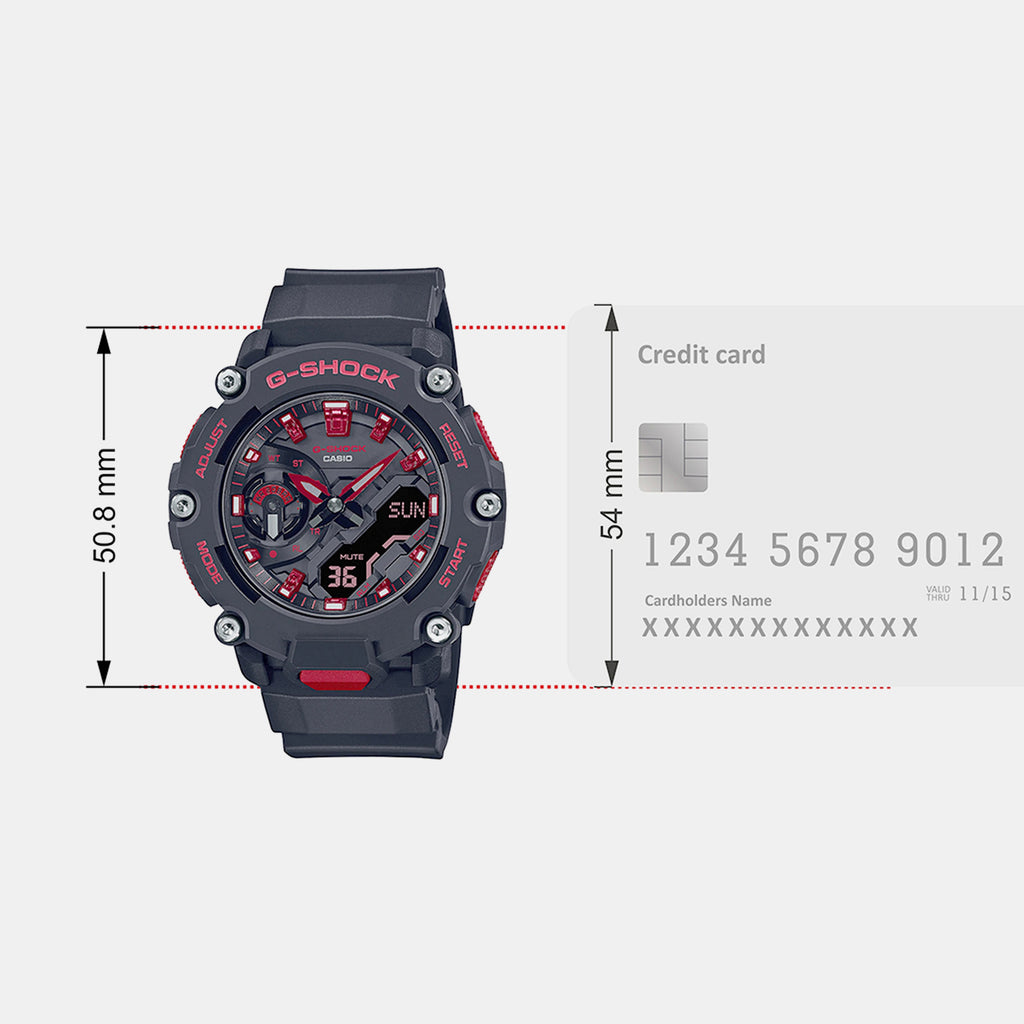 G-Shock Men Quartz Black Dial Analog-Digital Resin Watch G1309