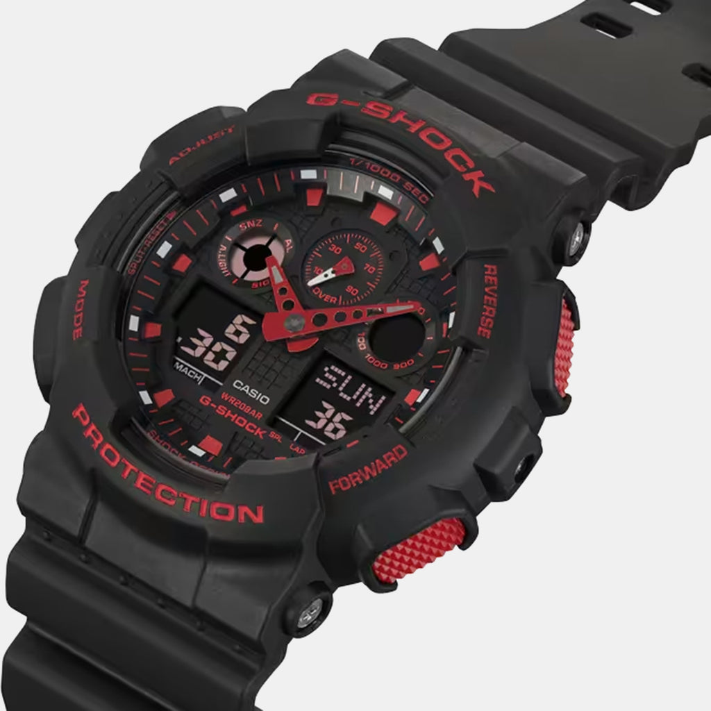 G-Shock Men Quartz Black Dial Digital Resin Watch G1310