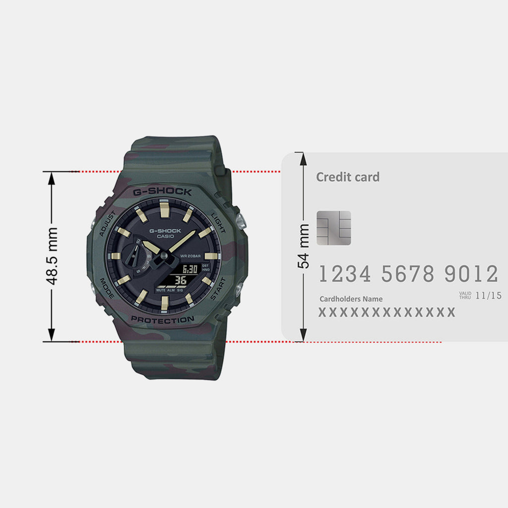 G-Shock Men Quartz Black Dial Analog-Digital Resin Watch G1312