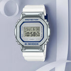 G-Shock Men Quartz White Dial Digital Resin Watch G1313