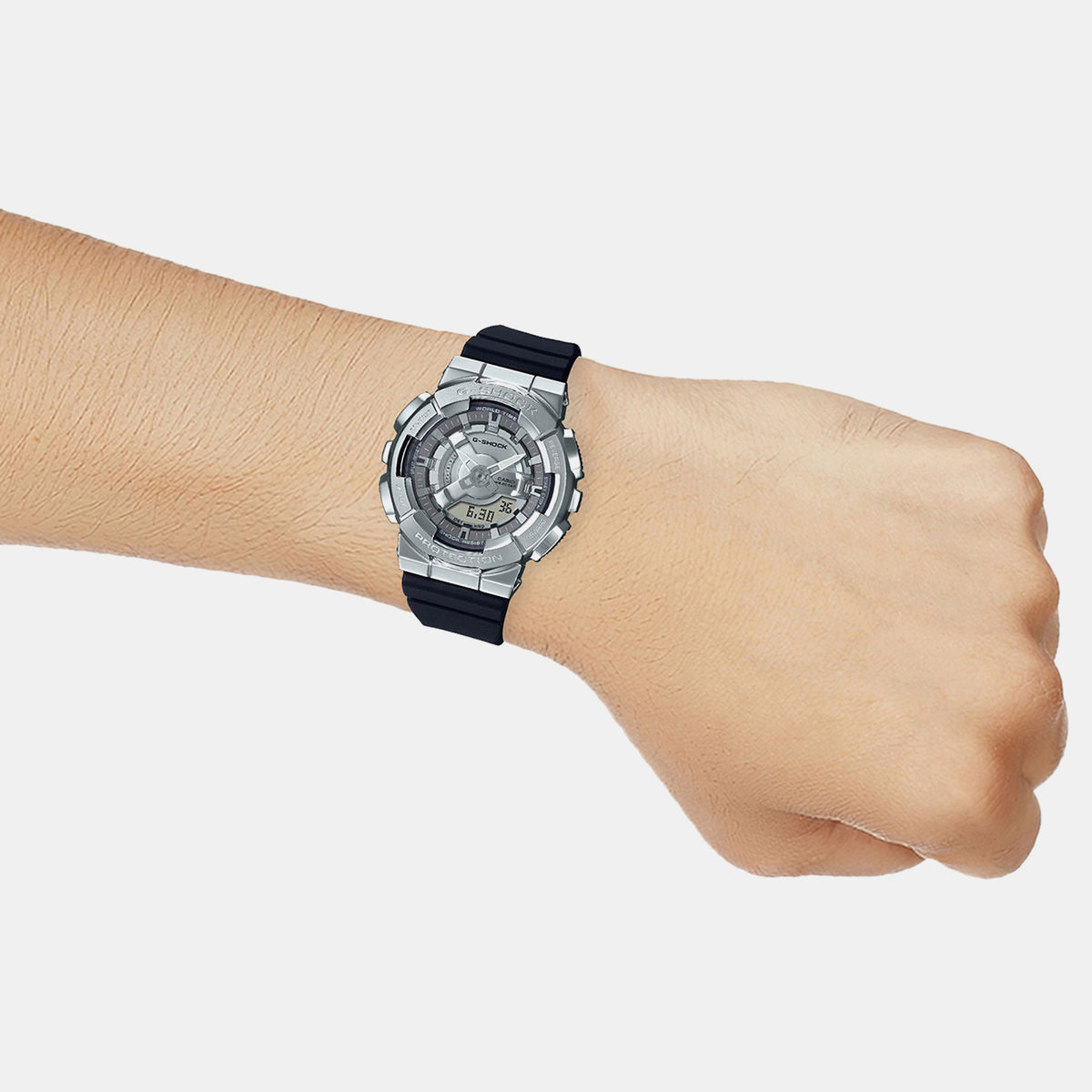 G-Shock Women Quartz Silver Dial Analog-Digital Resin Watch G1314