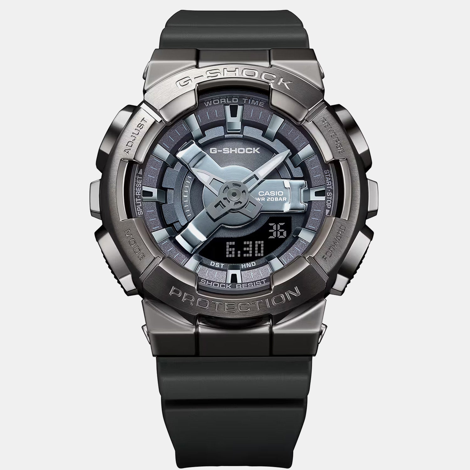 G-Shock Men Quartz Grey Dial Analog-Digital Resin Watch G1317