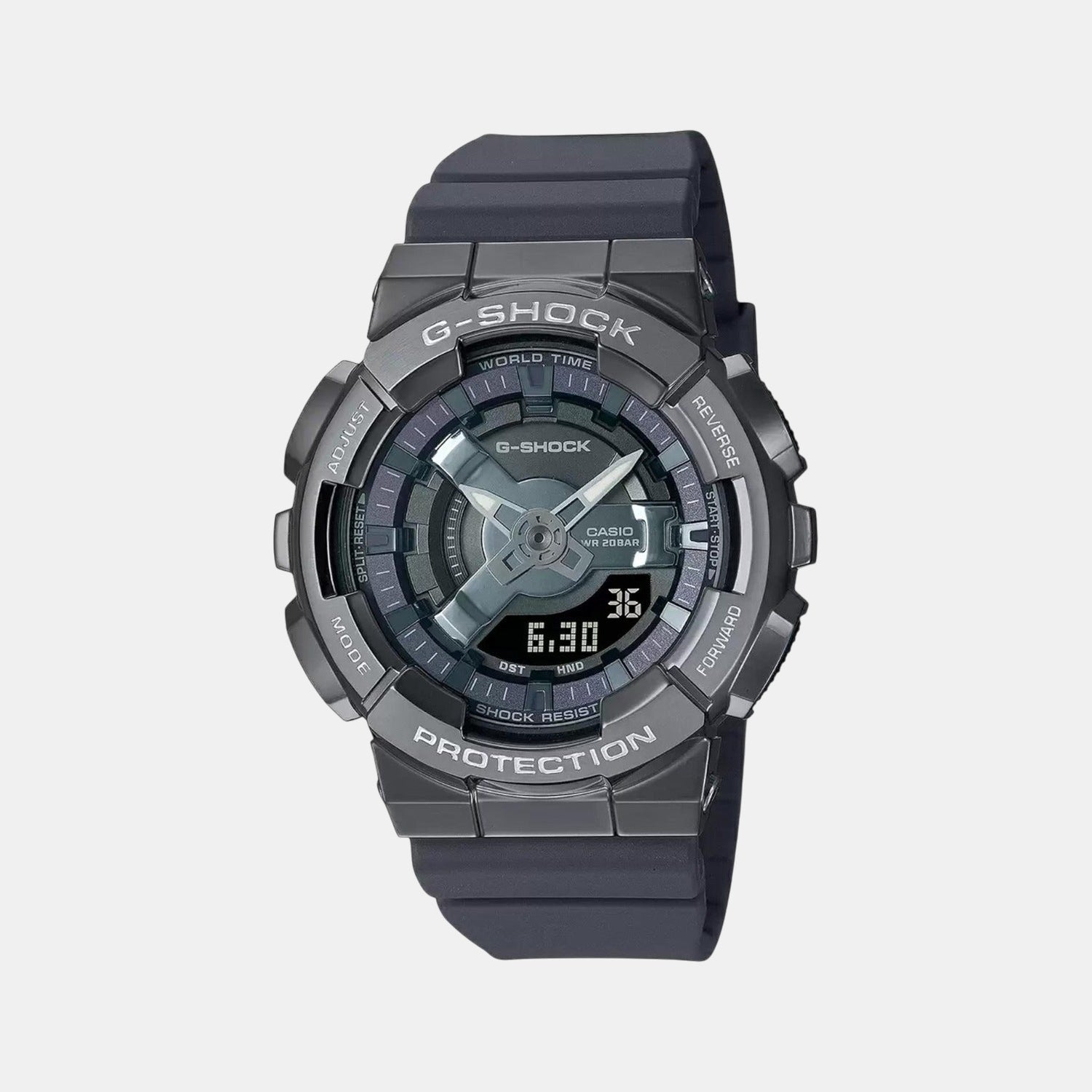 G-Shock Men Quartz Grey Dial Analog-Digital Resin Watch G1317
