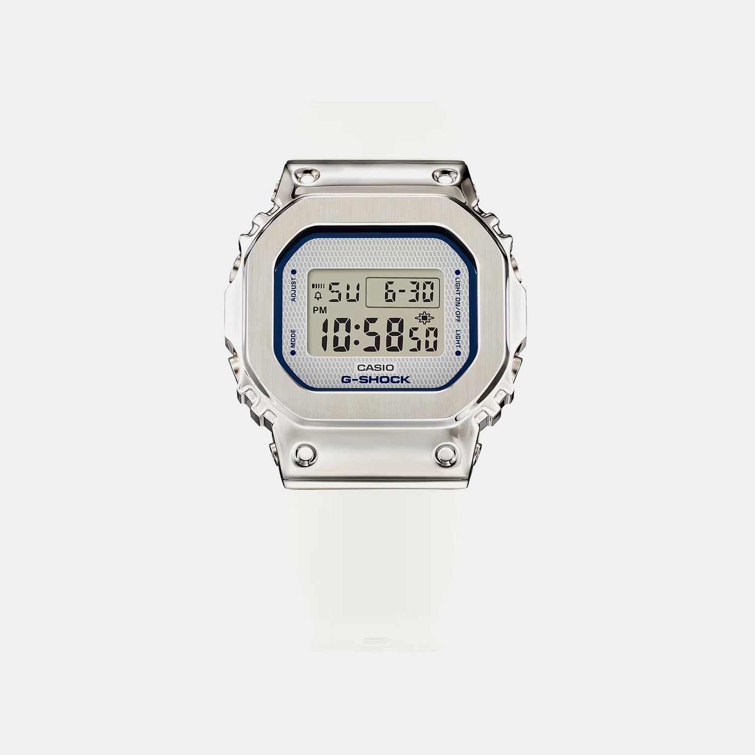 G-Shock Women Quartz White Dial Digital Resin Watch G1318