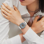 G-Shock Women Quartz White Dial Digital Resin Watch G1318