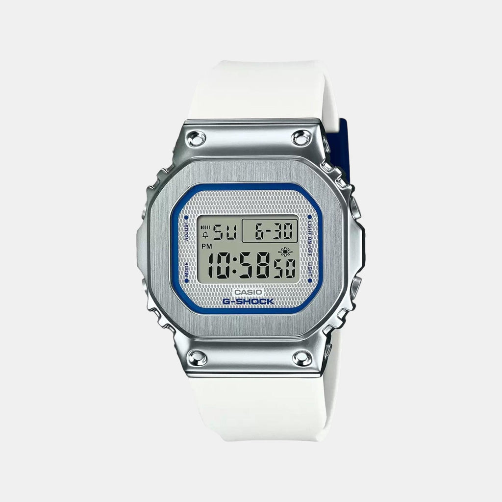G-Shock Women Quartz Silver Dial Digital Resin Watch G1318