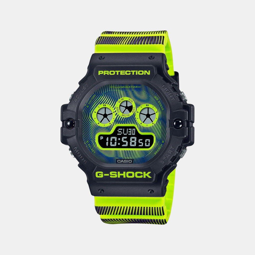 G-Shock Unisex Quartz Two Tone Dial Digital Resin Watch G1324