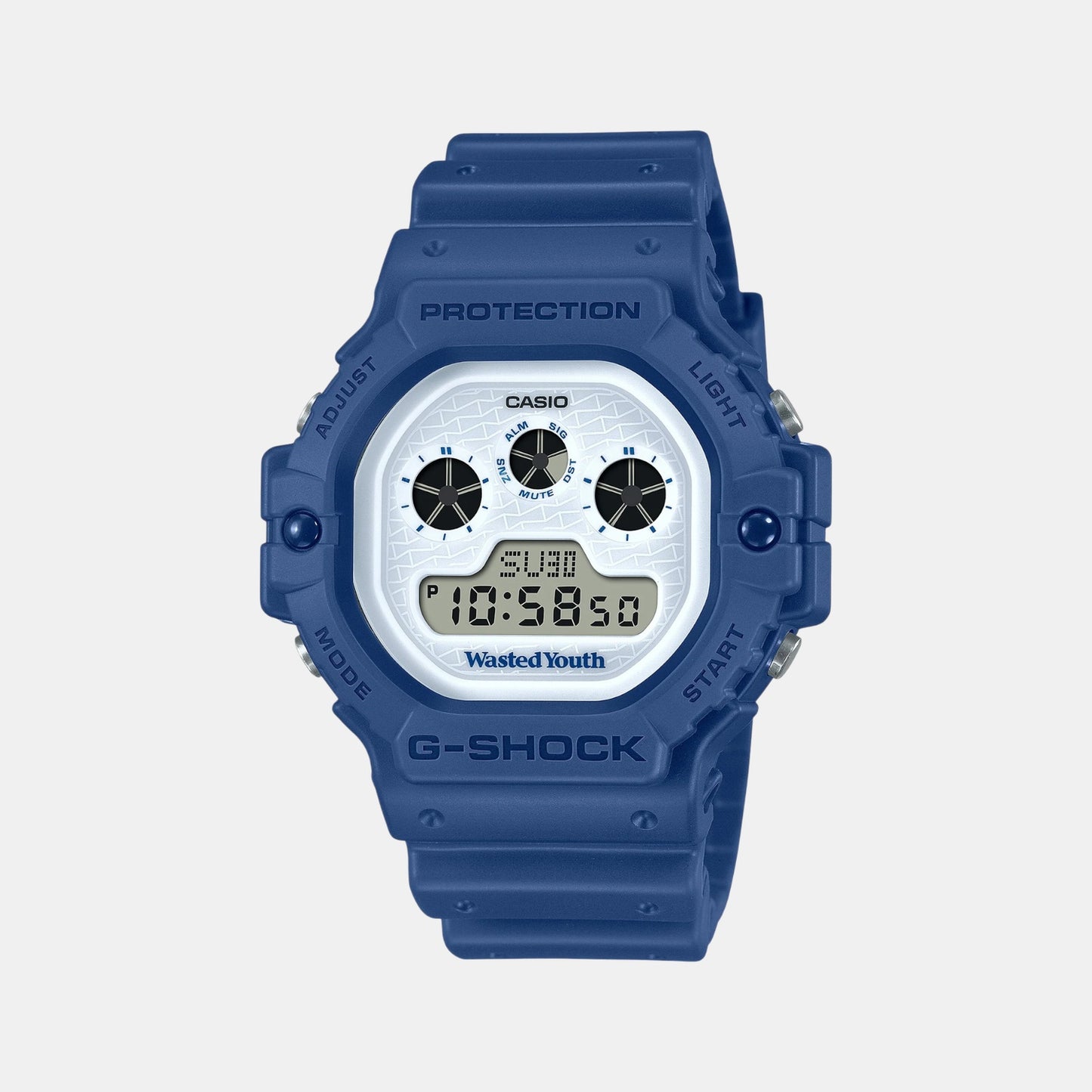 G-Shock Men Quartz White Dial Digital Resin Watch G1327