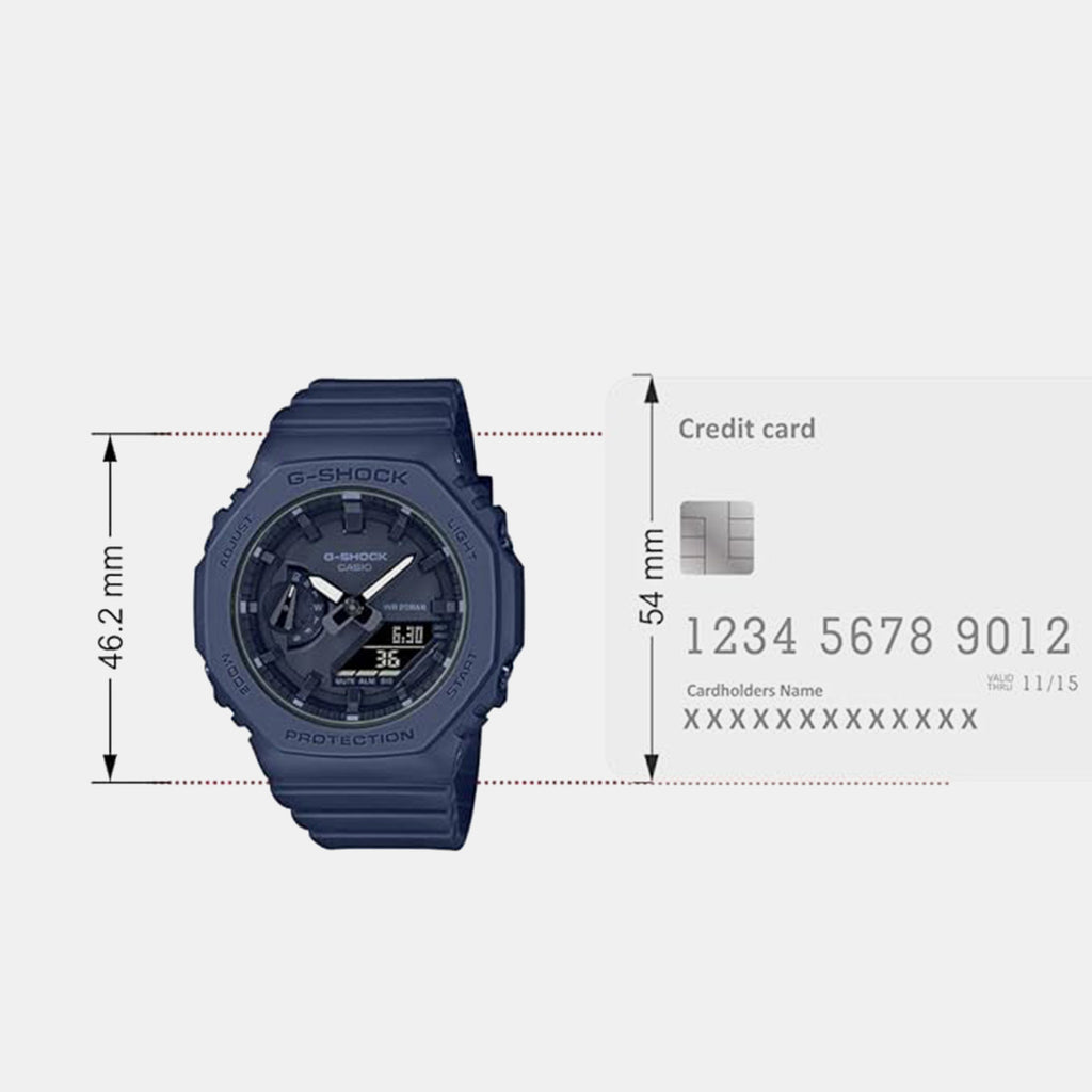 G-Shock Men Quartz Blue Dial Analog-Digital Resin Watch G1329