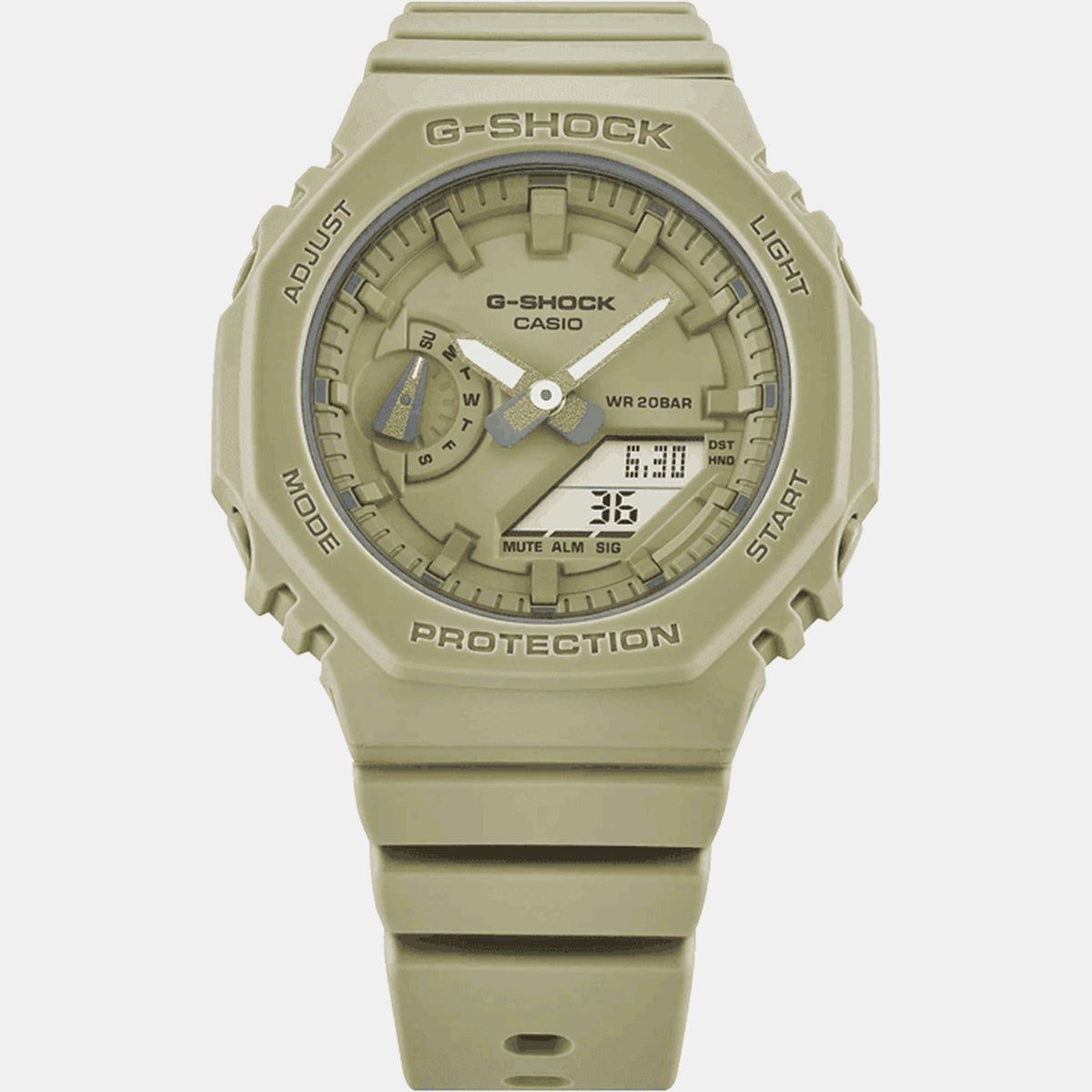 G-Shock Women Quartz Green Dial Analog-Digital Resin Watch G1331