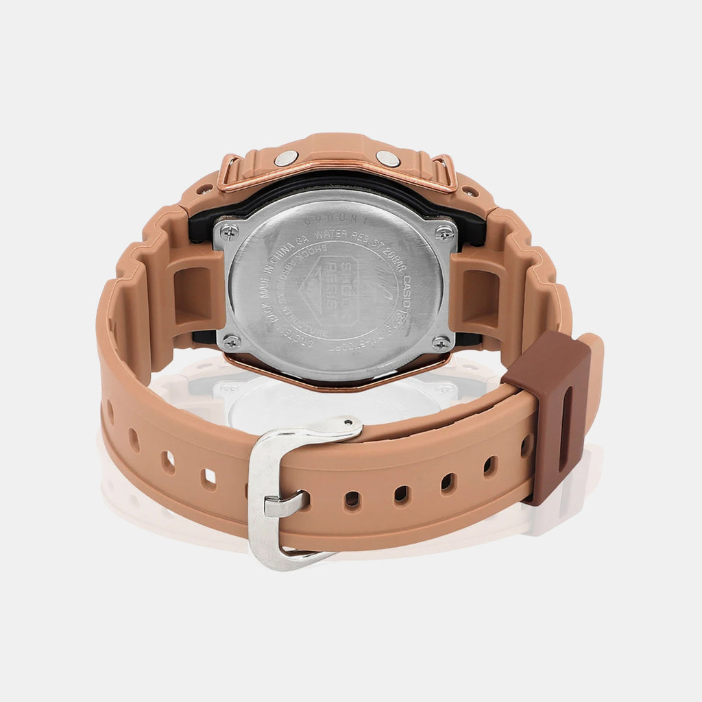 G-Shock Men Quartz Rose Gold Dial Digital Silicone Watch G1336