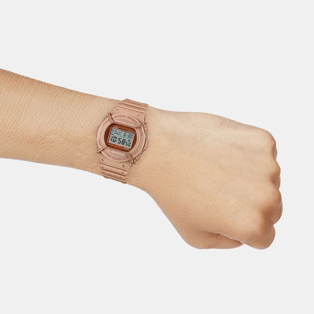 G-Shock Men Quartz Rose Gold Dial Digital Silicone Watch G1336