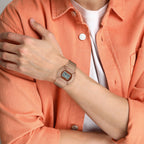 G-Shock Men Quartz Rose Gold Dial Digital Silicone Watch G1336