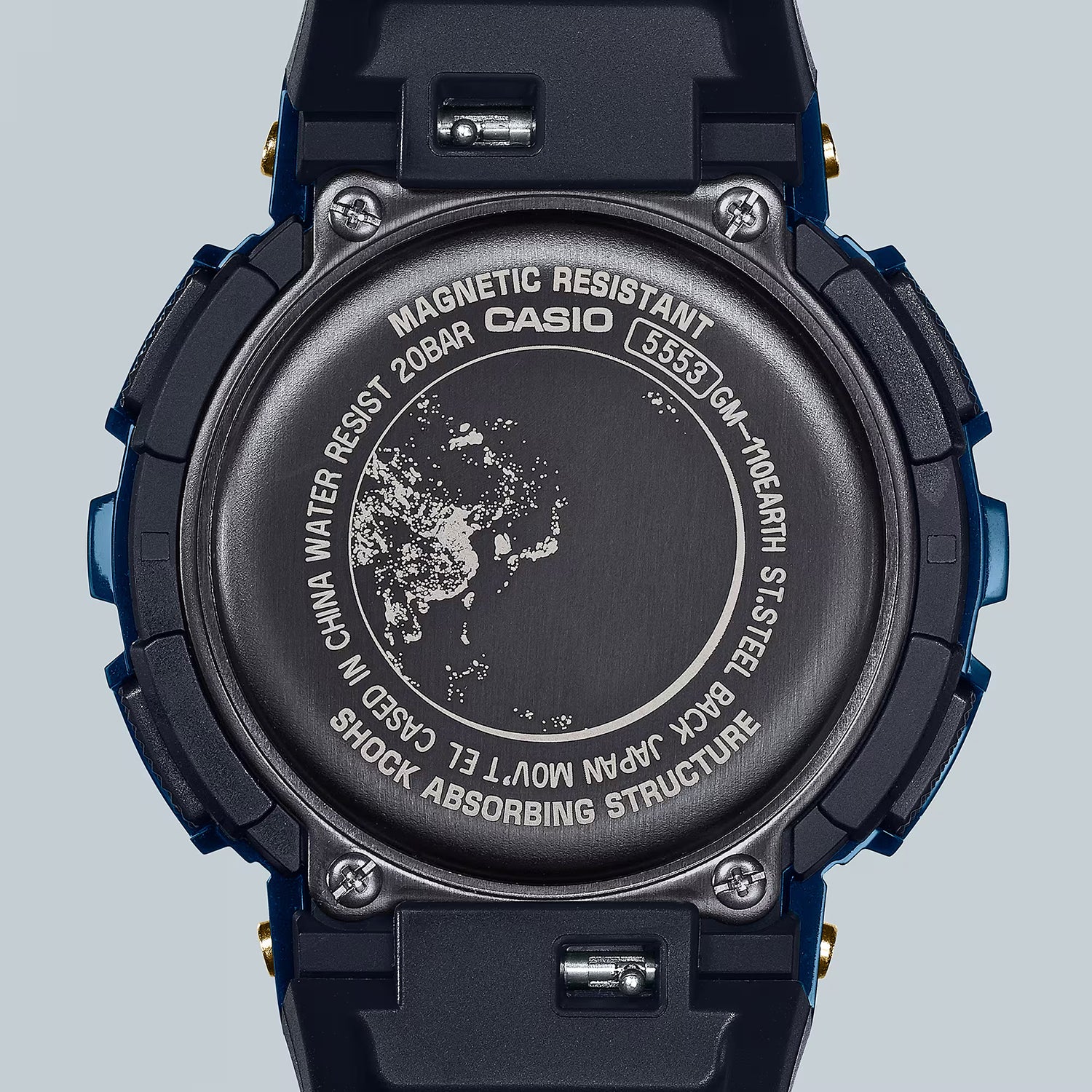 G-Shock Men Quartz Blue Dial Analog-Digital Resin Watch G1341
