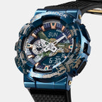 G-Shock Men Quartz Blue Dial Analog-Digital Resin Watch G1341