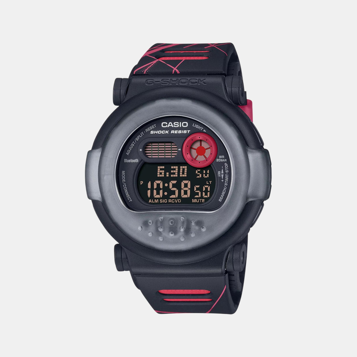 G-Shock Men Quartz Black Dial Digital Resin Watch G1342