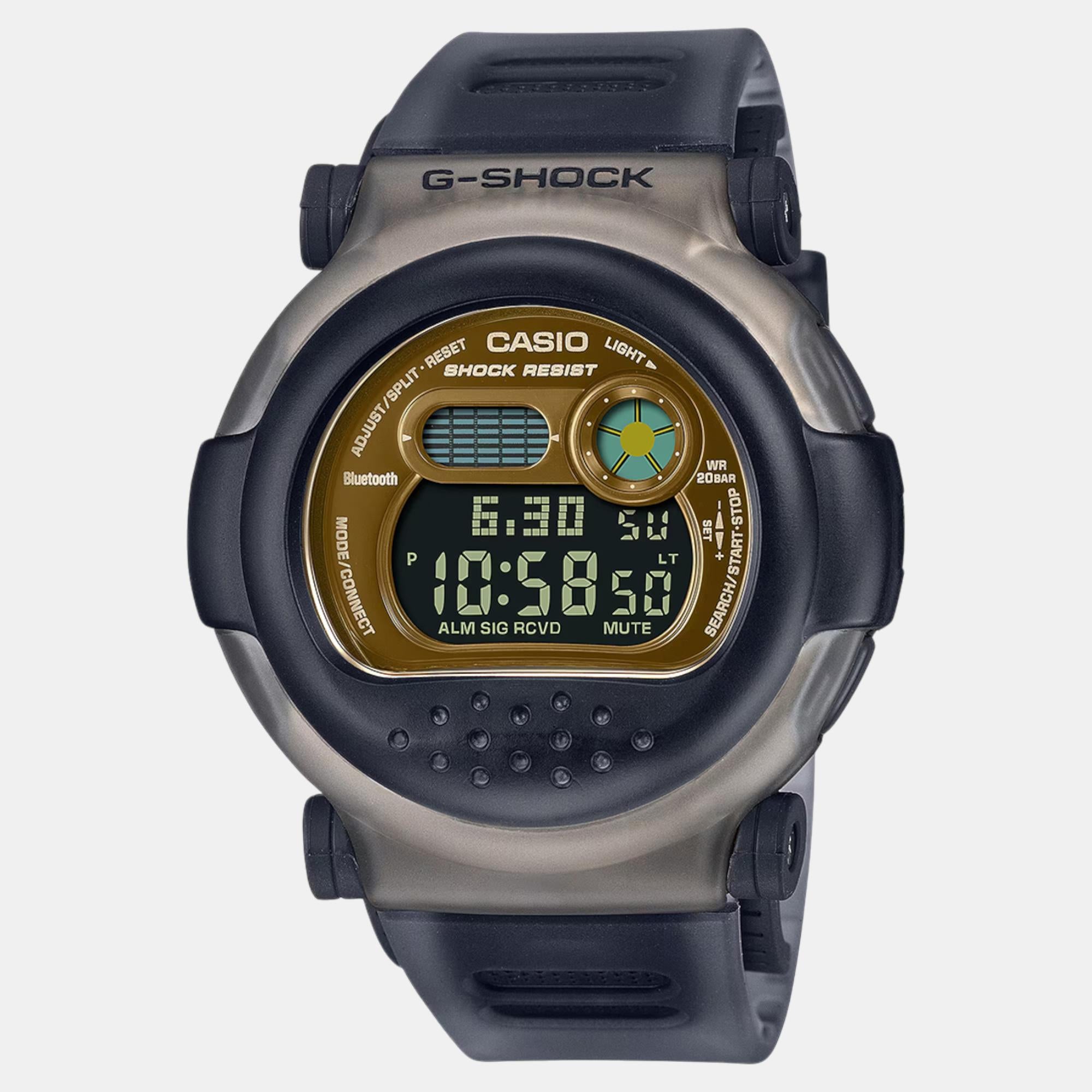 G-Shock Men Quartz Grey Dial Digital Resin Watch G1343
