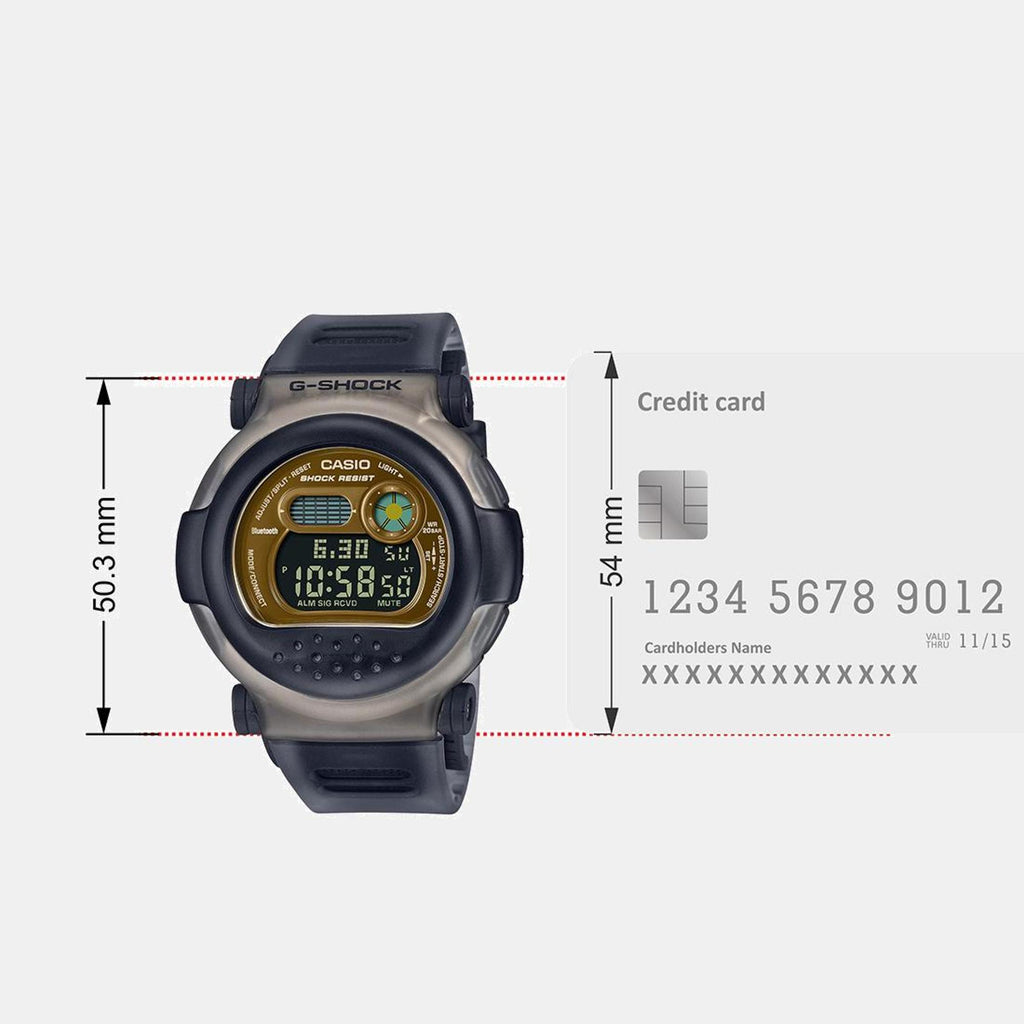 G-Shock Men Quartz Grey Dial Digital Resin Watch G1343