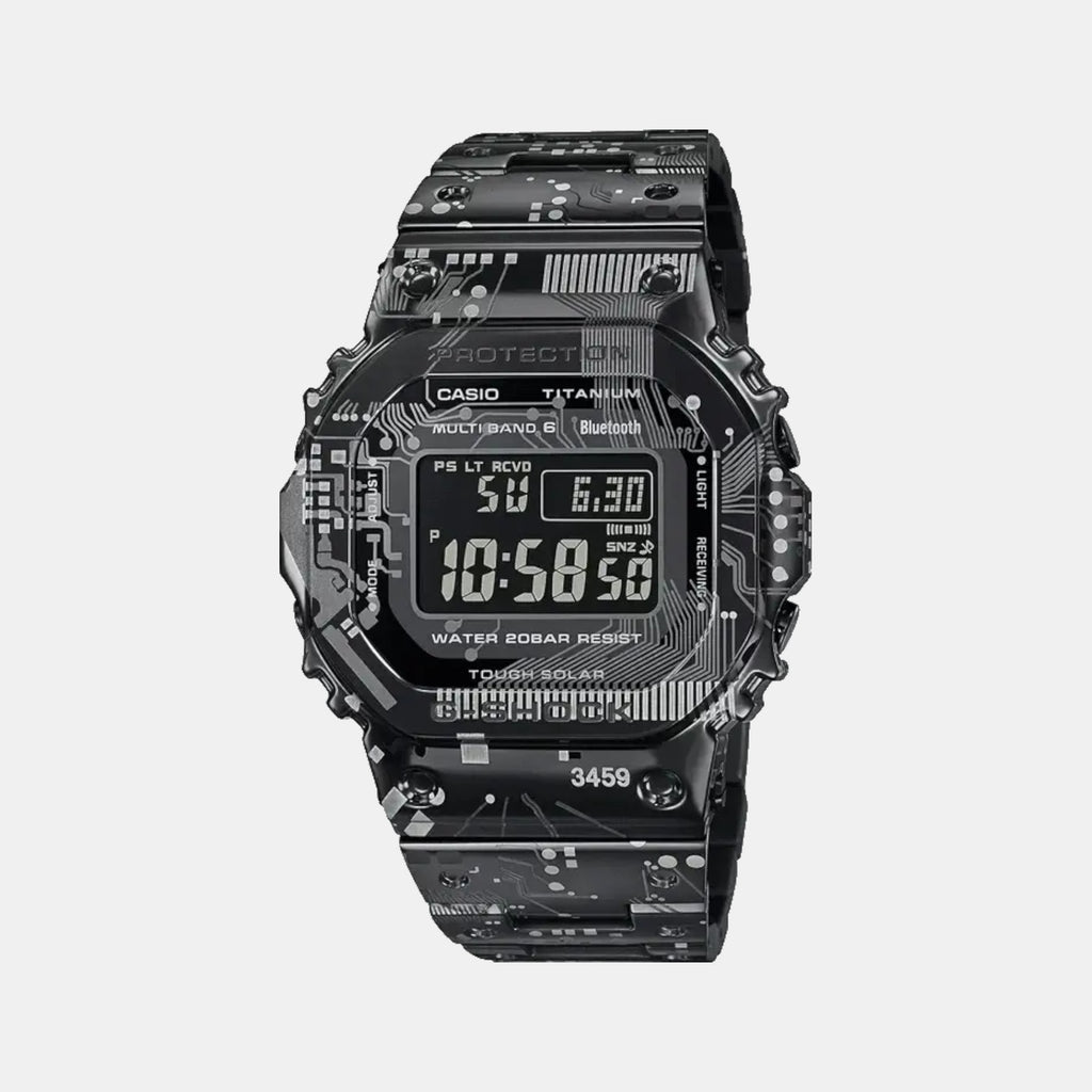G-Shock Men Quartz Black Dial Digital Stainless Steel Watch G1349