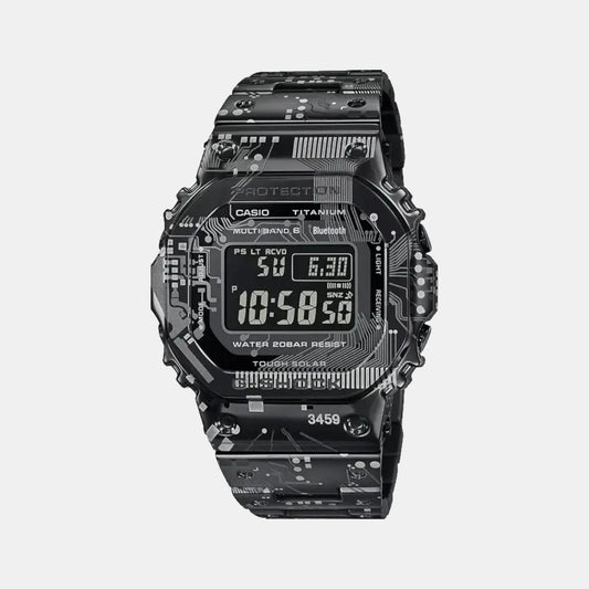 G-Shock Men Quartz Black Dial Digital Stainless Steel Watch G1349