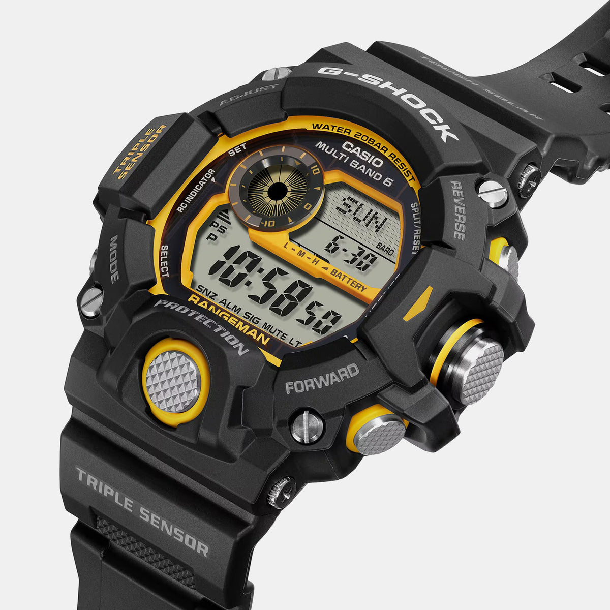 G-Shock Men Quartz Black Dial Digital Resin Watch G1350