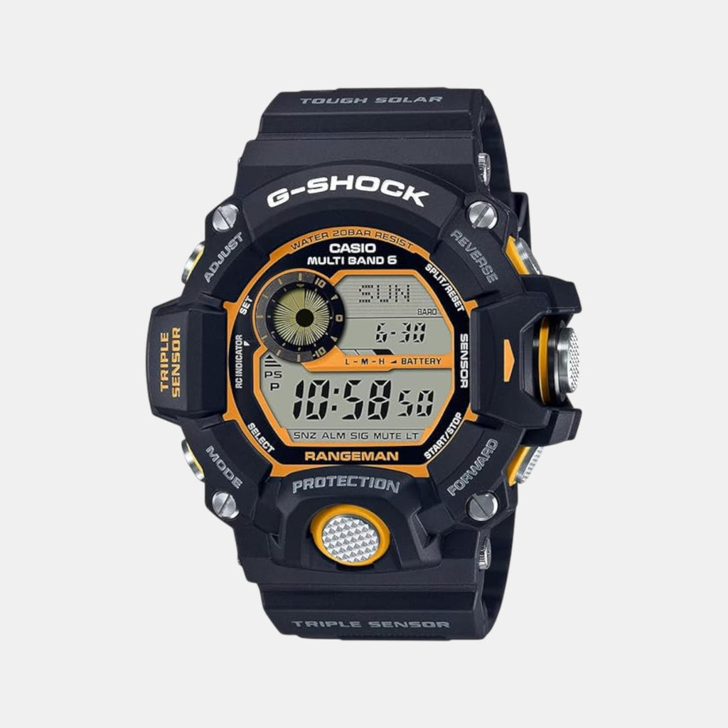 G-Shock Men Quartz Black Dial Digital Resin Watch G1350