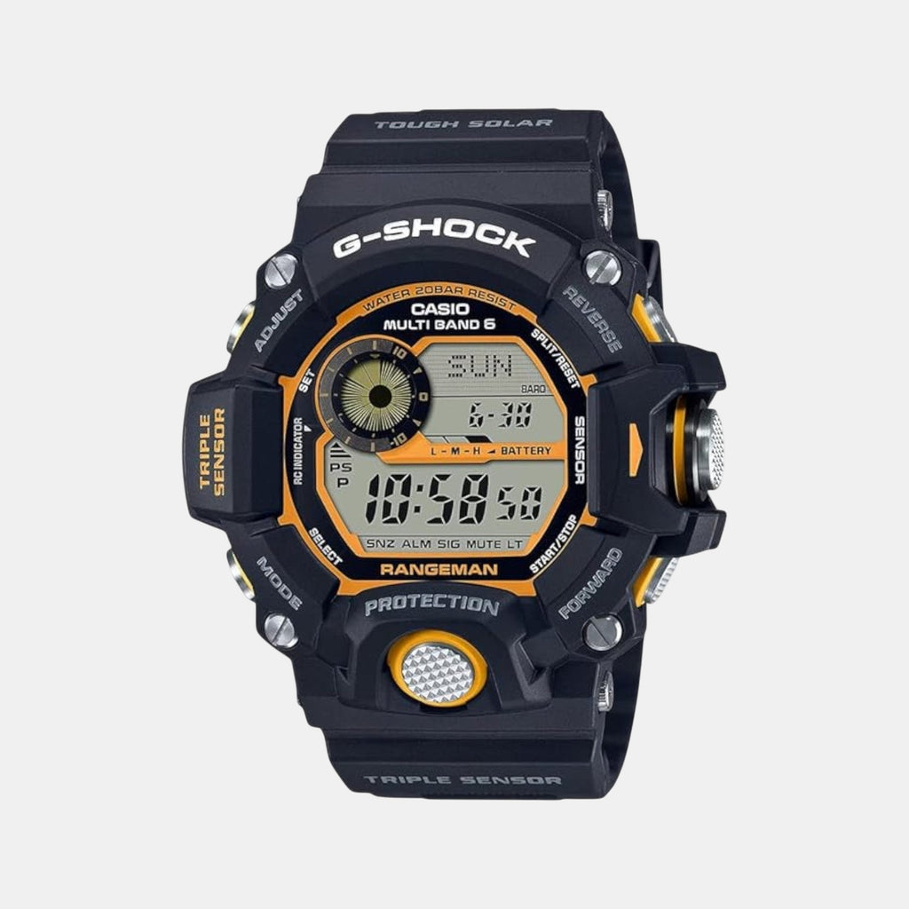 G-Shock Men Quartz Black Dial Digital Resin Watch G1350