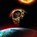 G-Shock Men Solar Black Dial Chronograph Stainless Steel Watch G1352