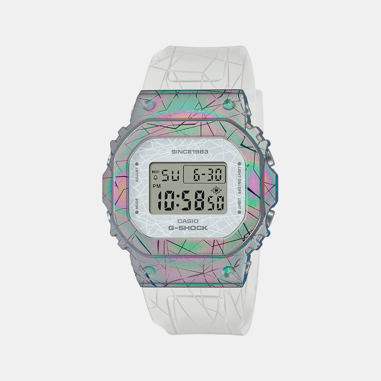 G-Shock Women Processor White Dial Digital Resin Watch G1359
