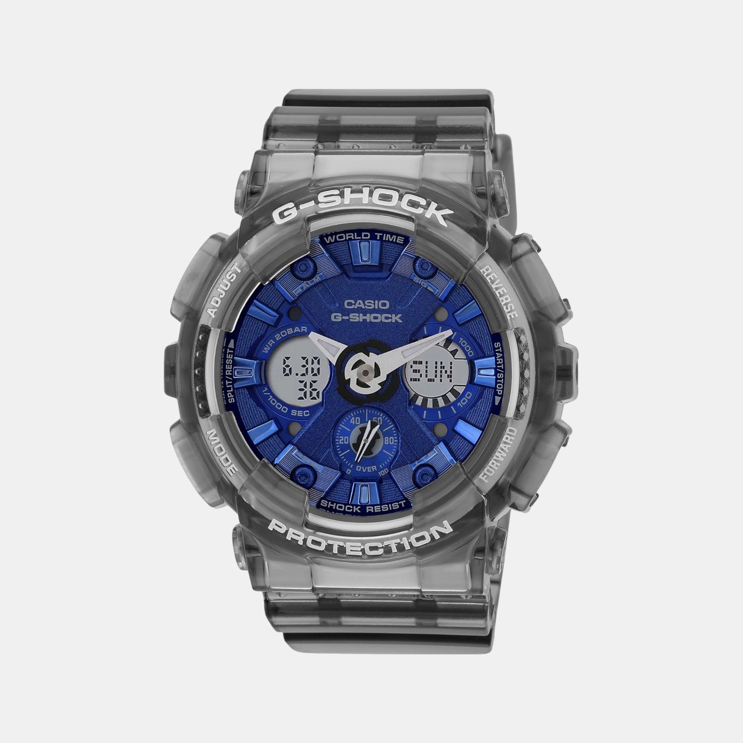 G-Shock Women Quartz Blue Dial Analog-Digital Resin Watch G1379
