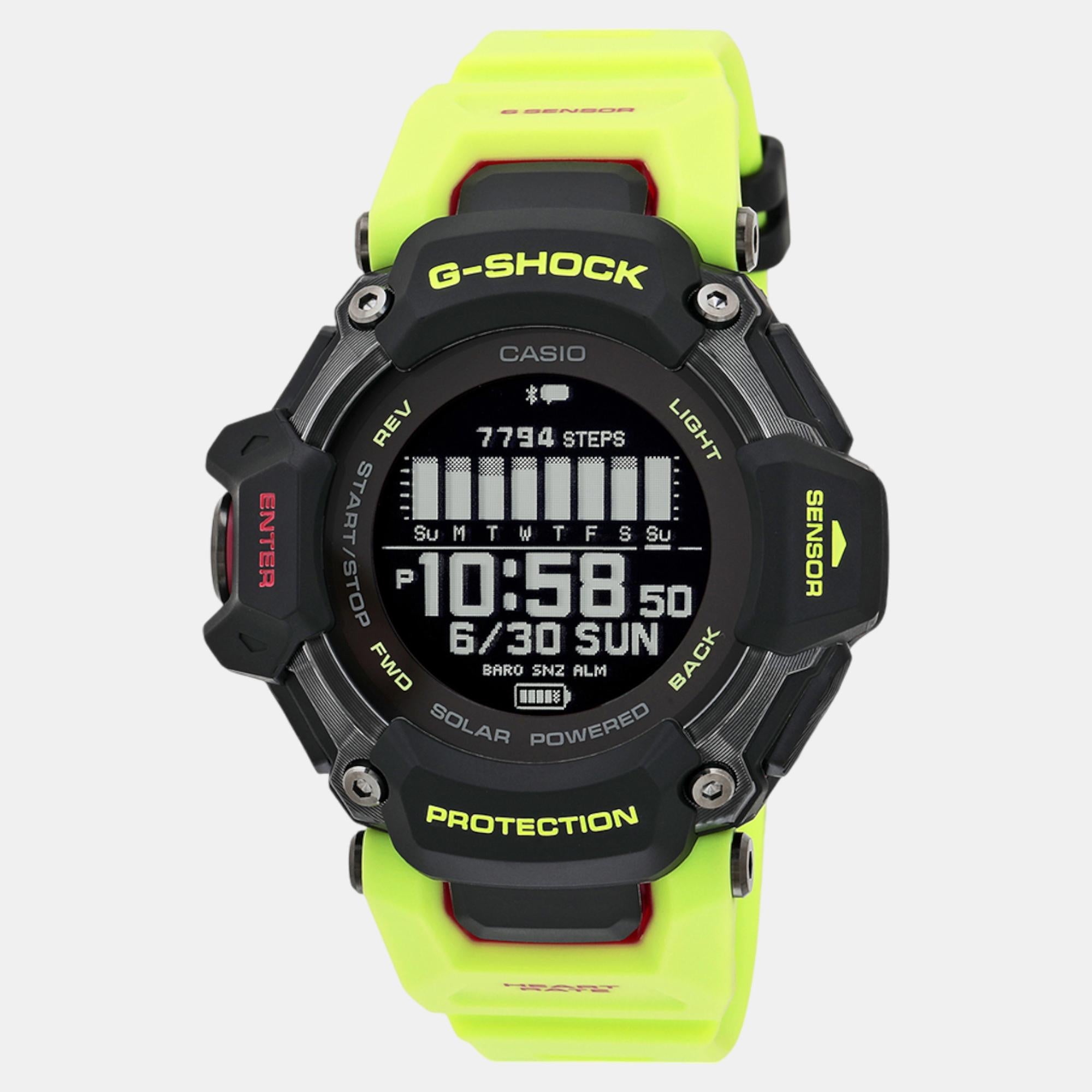 G-Shock Men Quartz Black Dial Digital Resin Watch G1380