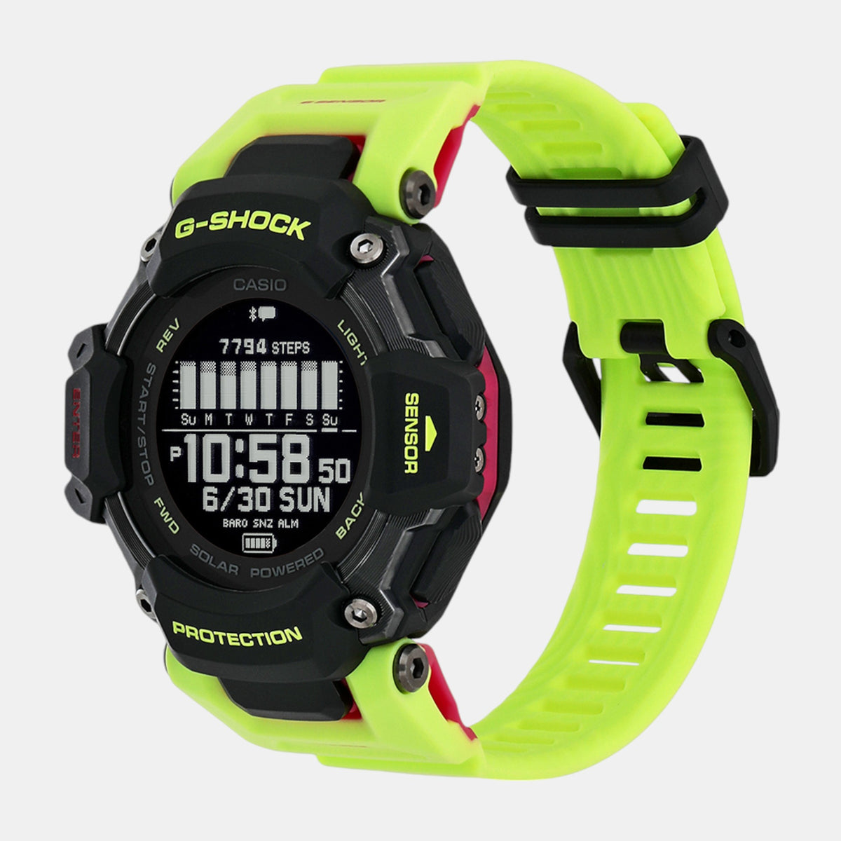 G-Shock Men Quartz Black Dial Digital Resin Watch G1380