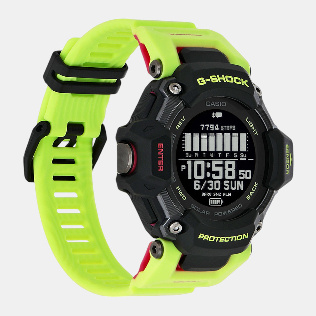 G-Shock Men Quartz Black Dial Digital Resin Watch G1380