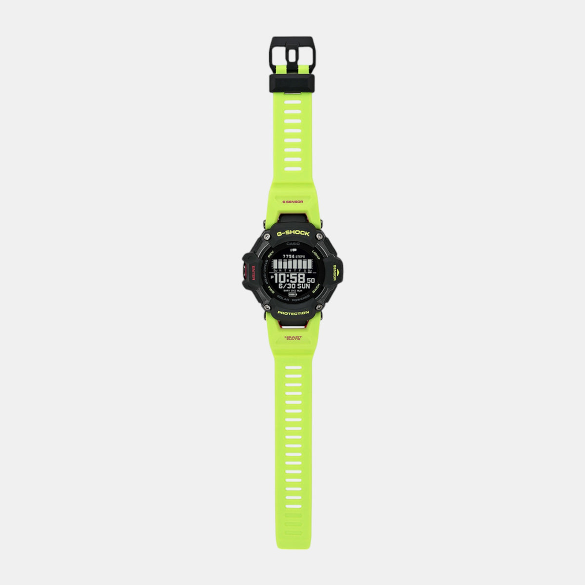 G-Shock Men Quartz Black Dial Digital Resin Watch G1380