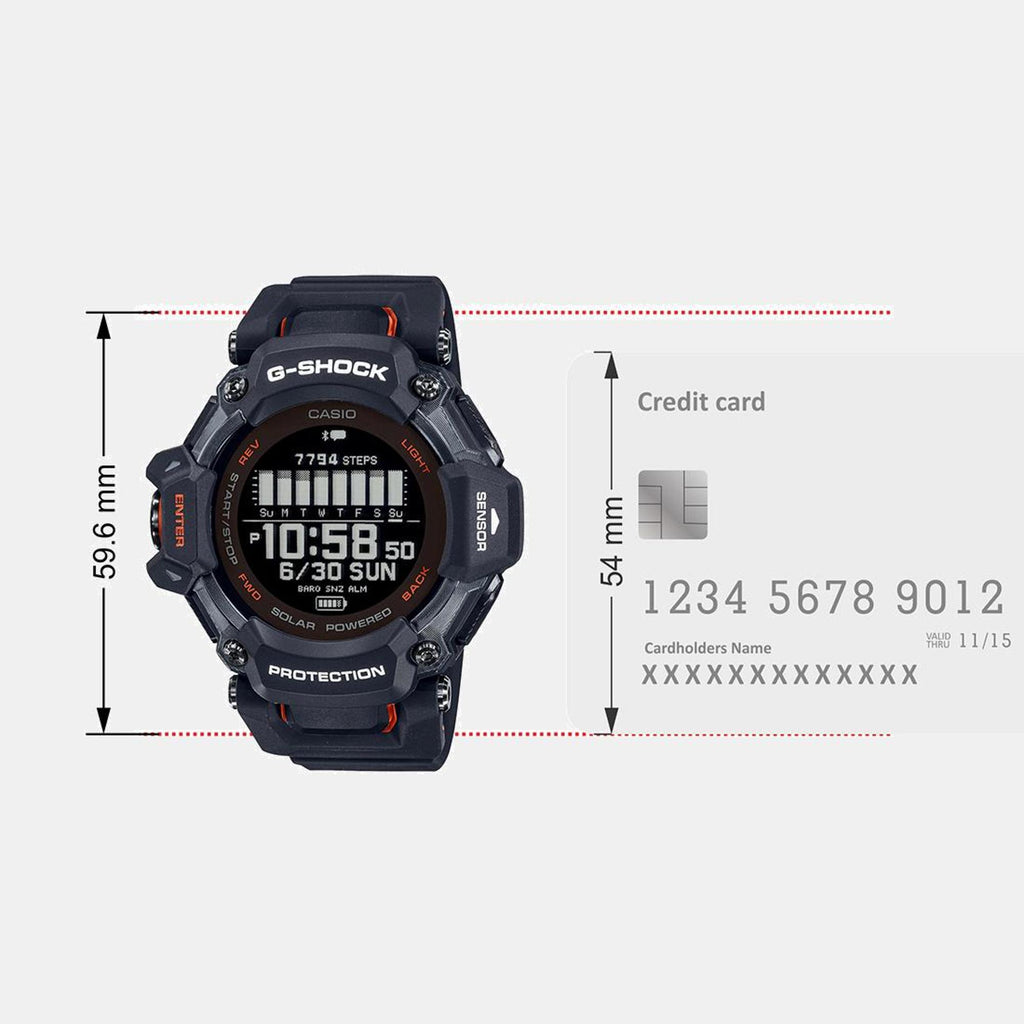 G-Shock Men Quartz Black Dial Digital Resin Watch G1381