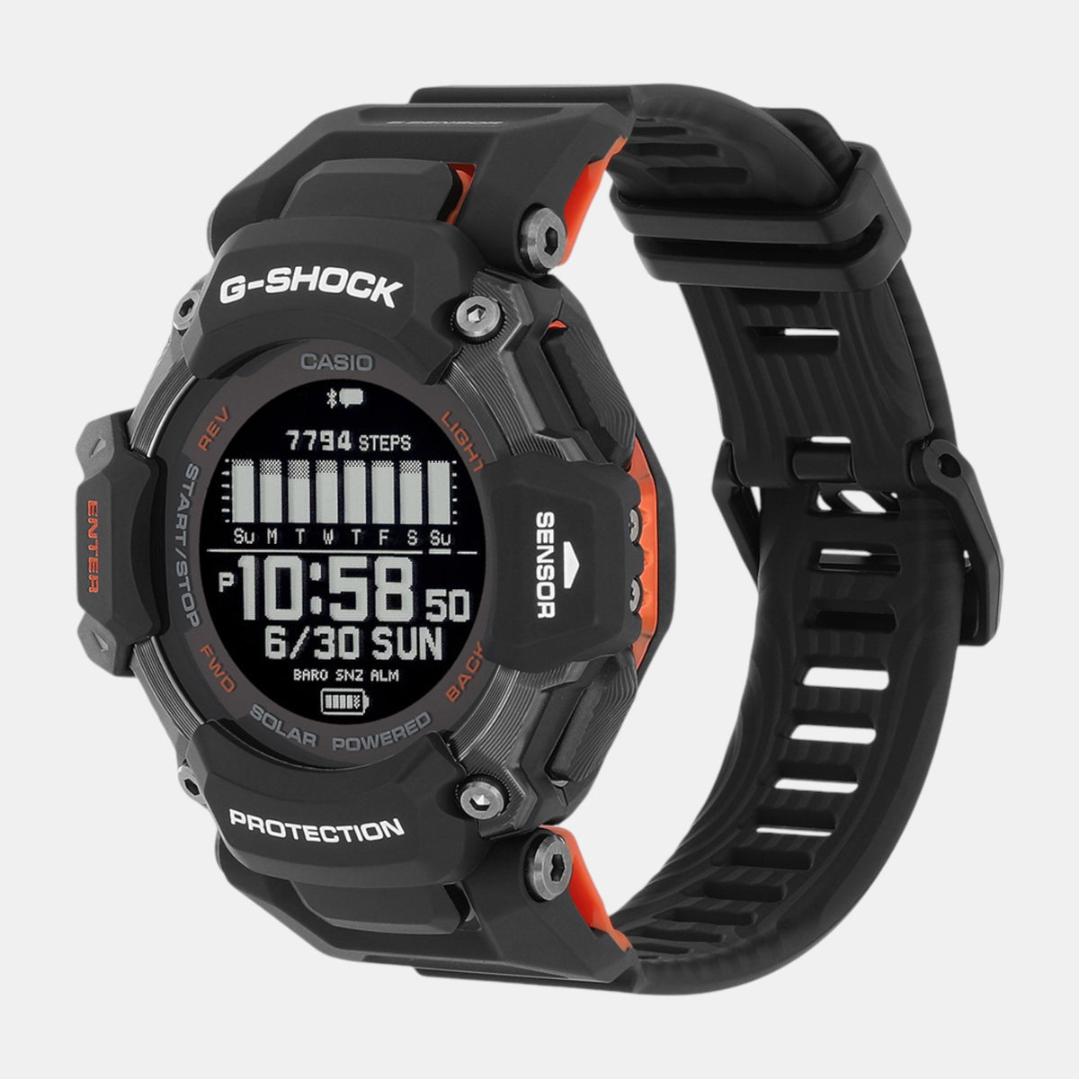 G-Shock Men Quartz Black Dial Digital Resin Watch G1381