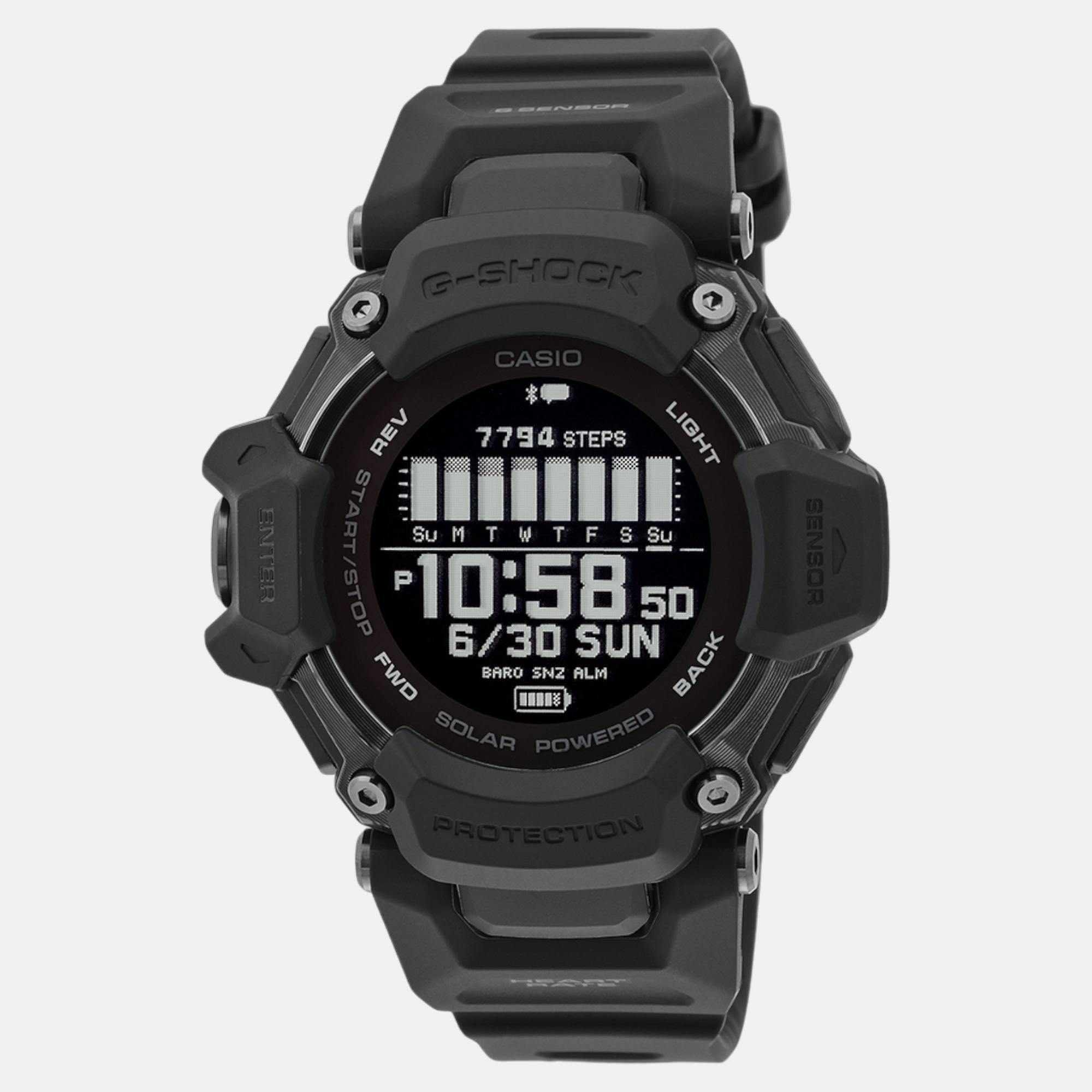 G-Shock Men Quartz Black Dial Digital Resin Watch G1382