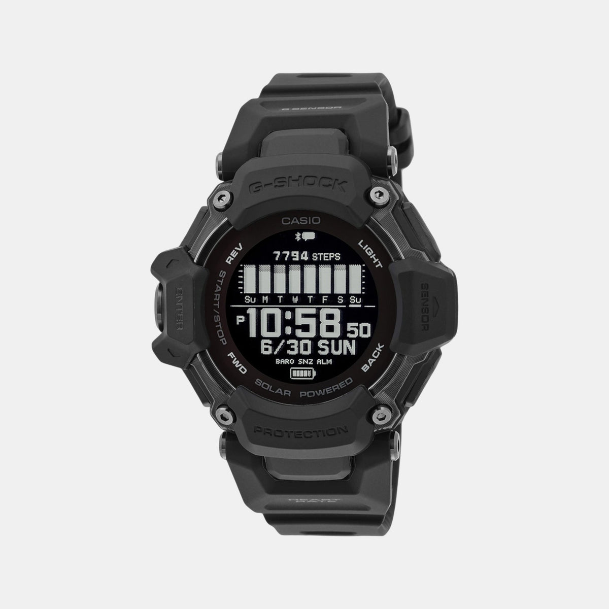 G-Shock Men Quartz Black Dial Digital Resin Watch G1382