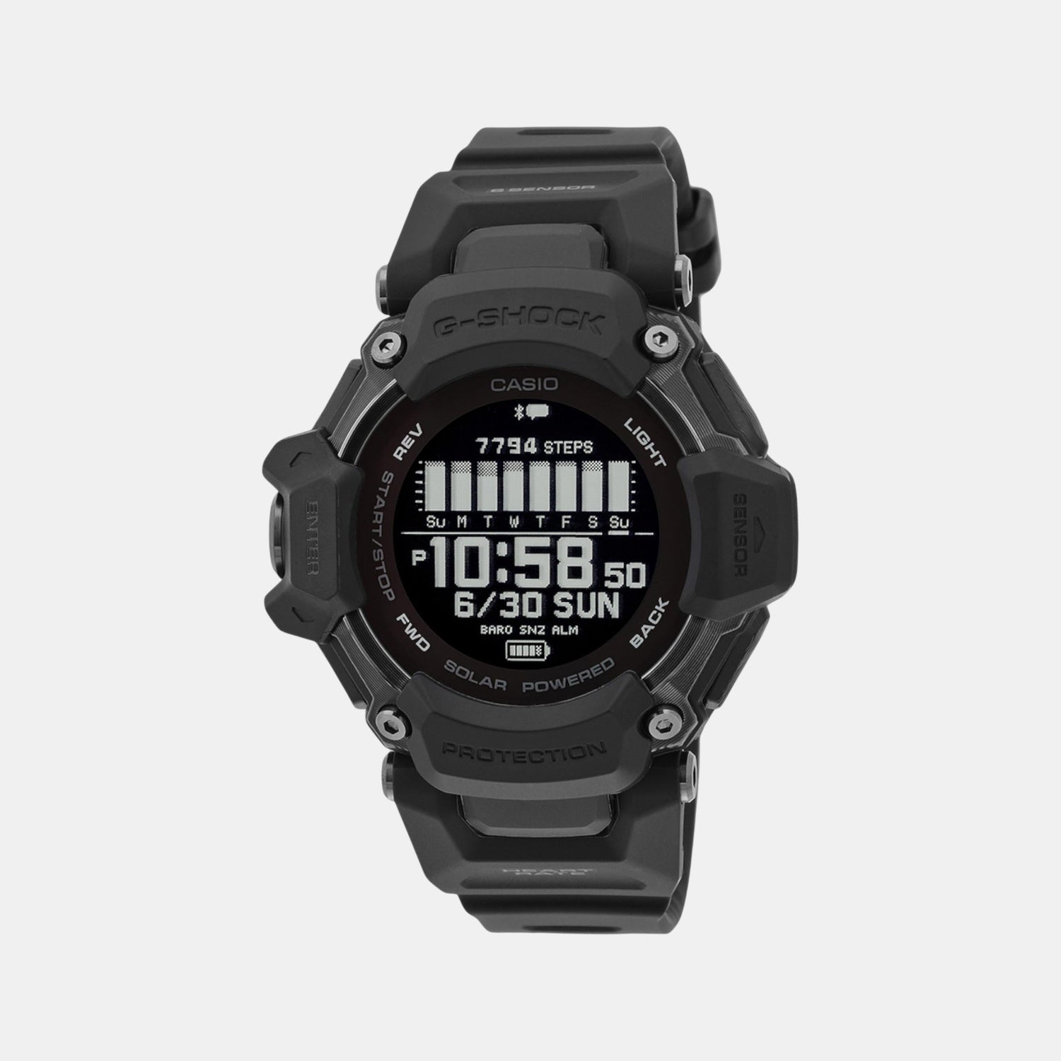 G-Shock Men Quartz Black Dial Digital Resin Watch G1382