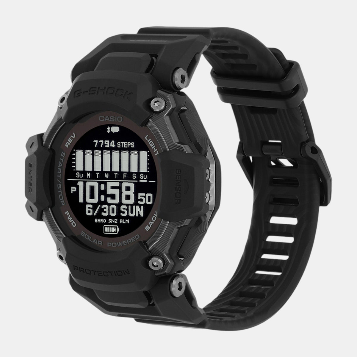 G-Shock Men Quartz Black Dial Digital Resin Watch G1382
