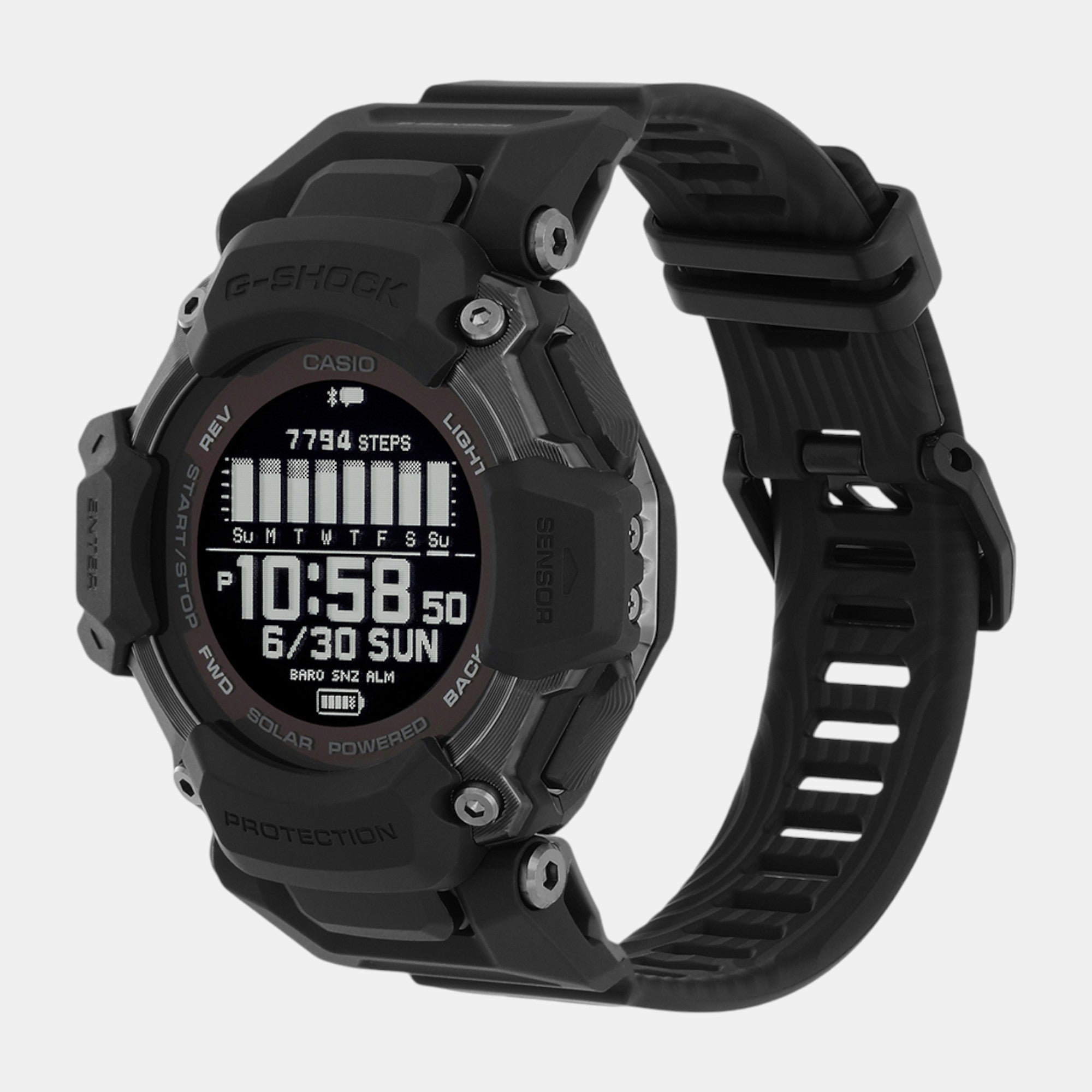 G-Shock Men Quartz Black Dial Digital Resin Watch G1382